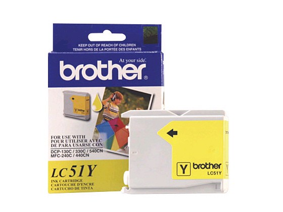 ~Brand New Original BROTHER LC51Y INK / INKJET Cartridge Yellow