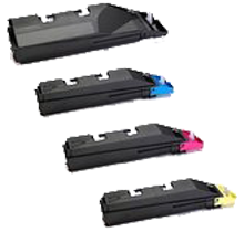 KYOCERA / MITA TK-867 Laser Toner Cartridge Set Black Yellow Magenta Cyan