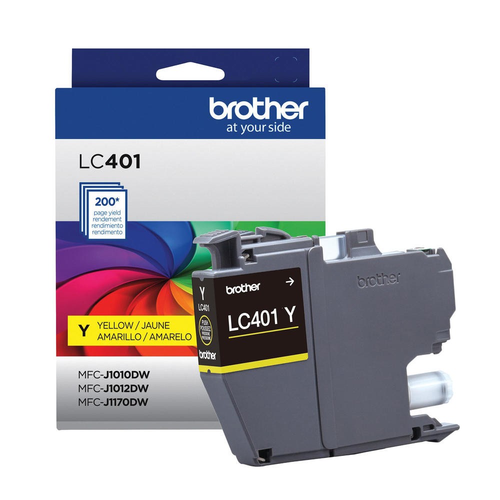 Brand New Original Brother LC401YS Original Yellow Ink Cartridge