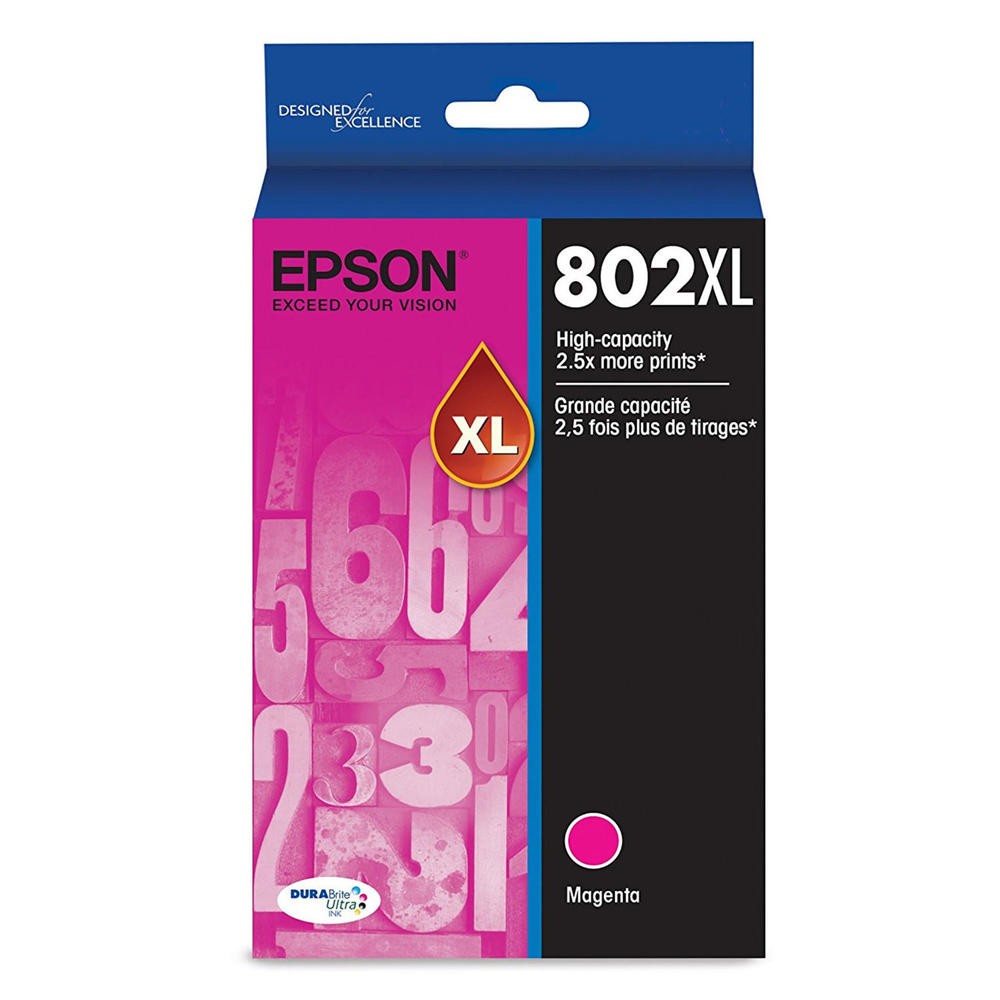 Brand New Original Epson T802XL320-S INK / INKJET Cartridge Magenta