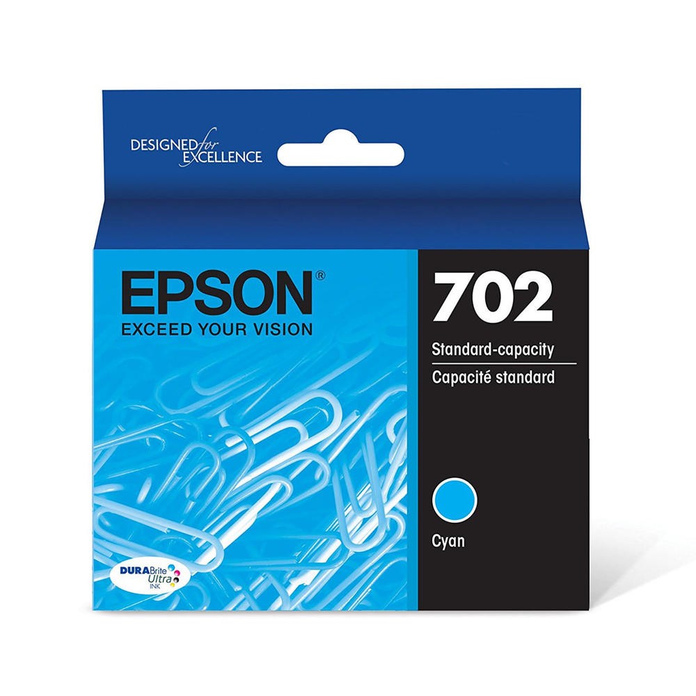 Brand New Original Epson T702220-S INK / INKJET Cartridge Cyan