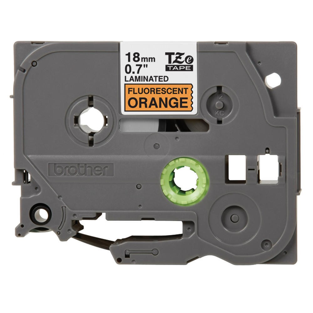BROTHER P-Touch Label Tape TZE-B41 3/4 In. Black On Bright Orange