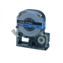 EPSON 12MM 1/2ג" BLACK ON BLUE CASSETTE LABEL TAPE 8M / 26.2FT
