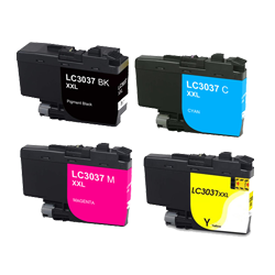 Brother LC3037 Ink / Inkjet Cartridge Set Black Cyan Yellow Magenta