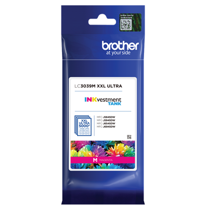 Brand New Original Brother LC3039M Magenta Ink Cartridge Ultra High Yield