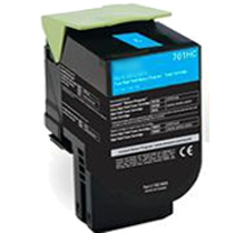 LEXMARK 70C1HC0 High Yield Laser Toner Cartridge Cyan