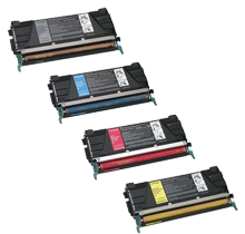 LEXMARK C5242 Laser Toner High Yield SET Black Cyan Magenta Yellow