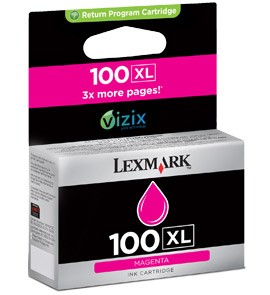 Brand New Original LEXMARK 14N1070 100XL High Yield INK / INKJET Cartridge Magenta