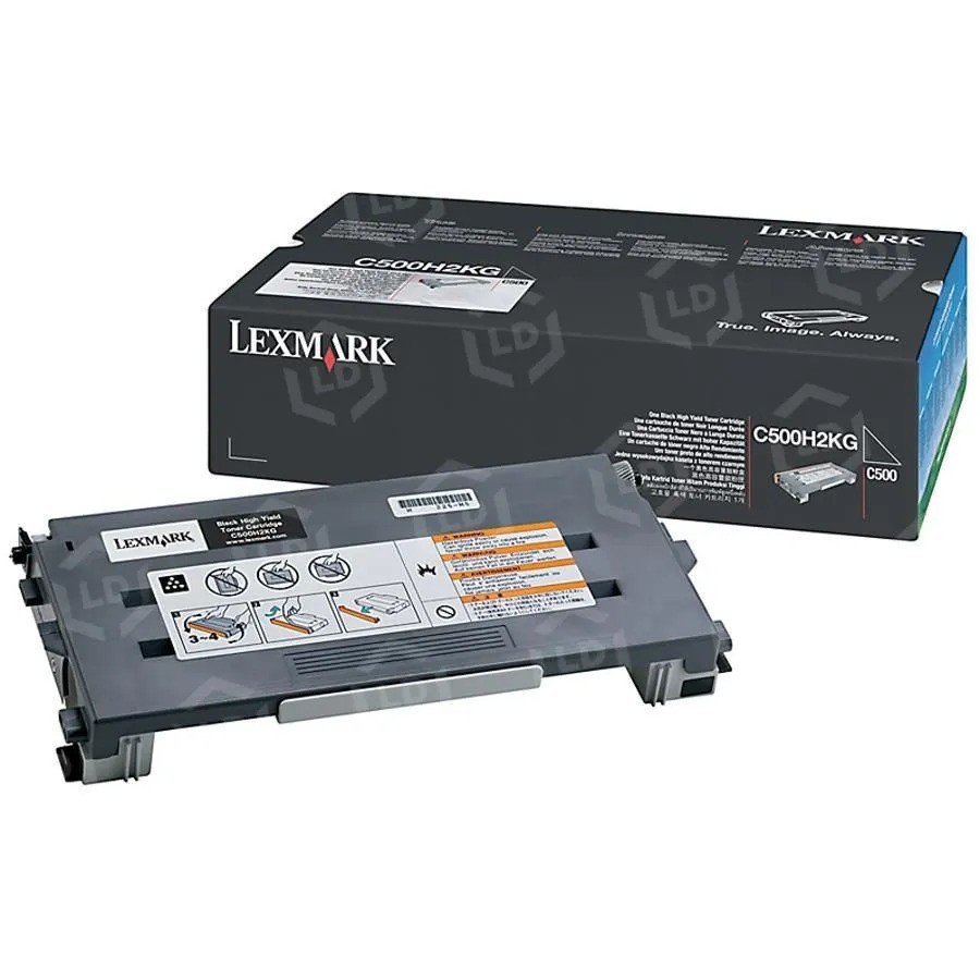 Brand New Original Lexmark / IBM C500H2KG Laser Toner Cartridge Black High Yield