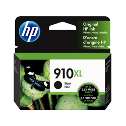 Brand New Original HP OEM-3YL65AN (910XL) Black Ink / Inkjet Cartridge