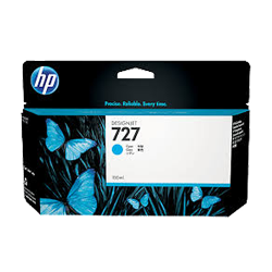 Brand New Original HP B3P19A (727) High Yield Ink/Inkjet Cartridge Cyan (130 Ml)