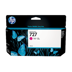 Brand New Original HP B3P20A (727) High Yield Ink/Inkjet Cartridge Magenta (130 Ml)