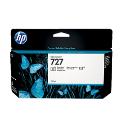 Brand New Original HP B3P23A (727) High Yield Ink/Inkjet Cartridge Photo Black (130 Ml)