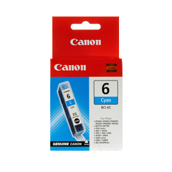 Brand New Original Canon BCI-6C Ink / Inkjet Cartridge Cyan