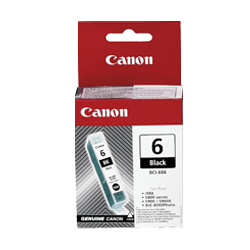 Brand New Original Canon BCI6BK Ink / Inkjet Cartridge Black