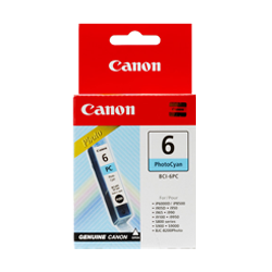 Brand New Original Canon BCI6PC Ink / Inkjet Cartridge Photo Cyan