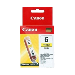Brand New Original Canon BCI6Y Ink / Inkjet Cartridge Yellow 