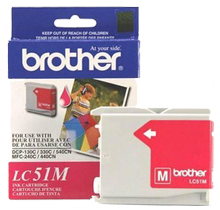 ~Brand New Original BROTHER LC51M INK / INKJET Cartridge Magenta