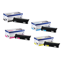 ~Brand New Original BROTHER TN-431 Laser Toner Cartridge Set Black Cyan Magenta Yellow