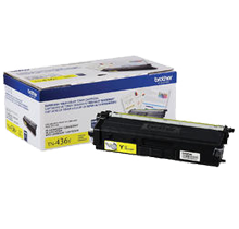 ~Brand New Original BROTHER TN-436Y Laser Toner Cartridge Extra High Yield Yellow