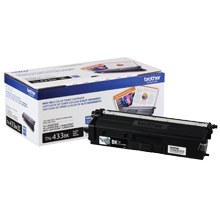 ~Brand New Original BROTHER TN-433BK Laser Toner Cartridge High Yield Black