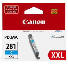 ~Brand New Original OEM-CANON 1980C001 (PGI-281XXL) Super High Yield INK / INKJET Cartridge Cyan