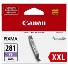 ~Brand New Original OEM-CANON 1984C001 (PGI-281XXL) Super High Yield INK / INKJET Cartridge Photo Blue