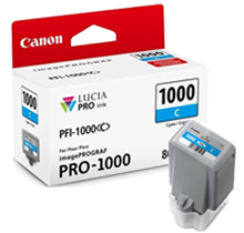 ~Brand New Original Canon PFI-1000C INK / INKJET Cartridge Cyan