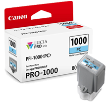 ~Brand New Original Canon PFI-1000PC INK / INKJET Cartridge Photo Cyan