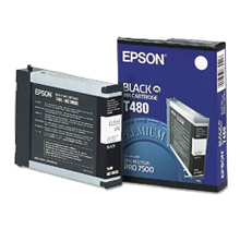 Brand New Original EPSON T480011 Ink / Inkjet Cartridge Black