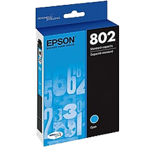 Brand New Original OEM-EPSON T802220 INK / INKJET Cartridge Cyan