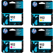 ~Brand New Original HP 952 INK / INKJET Cartridge Set Black Cyan Yellow Magenta