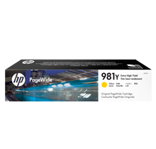 Brand New Original HP L0R15A (HP981) Extra High Yield Ink Cartridge Yellow