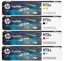 ~Brand New Original HP 972A INK / INKJET Cartridge Set Black Cyan Magenta Yellow