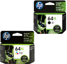 ~Brand New Original OEM-HP X4D92AN (64XL) INK / INKJET Cartridge Combo Black Tri-Color