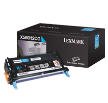 Brand New Original LEXMARK X560H2CG High Yield Laser Toner Cartridge Cyan