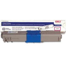 Brand New Original Okidata 46490602 High Yield Laser Toner Cartridge Magenta
