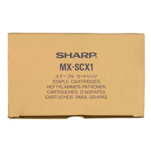 Brand New Original SHARP MXSCX1 Laser Staple Cartridge Box of 3