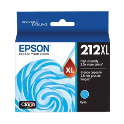 Brand New Original Epson T212XL220 Cyan Ink / Inkjet Cartridge