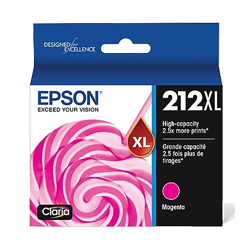 Brand New Original Epson T212XL320 Magenta Ink / Inkjet Cartridge 