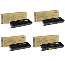~Brand New Original XEROX C400 / C405 Extra High Yield Laser Toner Cartridge Set Black Cyan Magenta Yellow