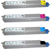 OKIDATA C9600 / C9800 Laser Toner Cartridge Set Black Cyan Yellow Magenta
