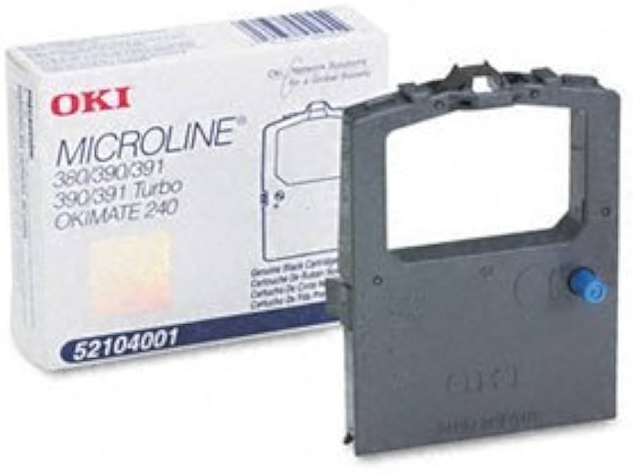 Brand New Original OKIDATA 52104001 Black Ribbon