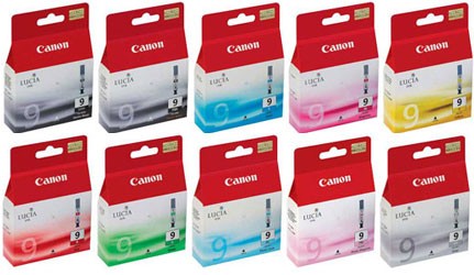 CANON PRO 9500 INK / INKJET Cartridge Set