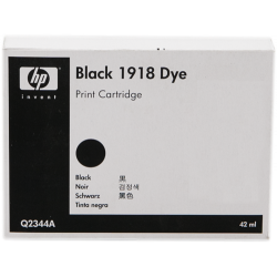 Brand New Original HP Q2344A (HP 1918) Dye Based Ink / Inkjet Cartridge Fast-Dry Black