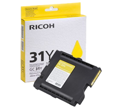 Brand New Original Ricoh 405691 (GC-31Y) Ink/Inkjet Cartridge Yellow