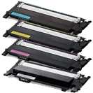 SAMSUNG CLT-406S Laser Toner Cartridge SET Black Cyan Yellow Magenta