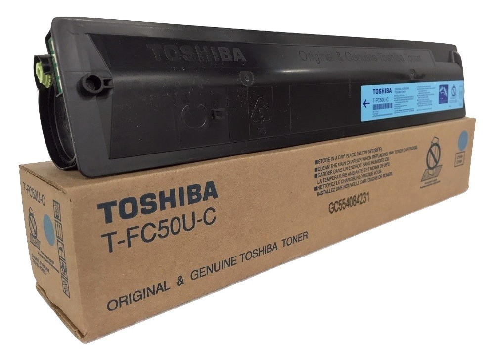 ~Brand New Original TOSHIBA TFC50UC Laser Toner Cartridge Cyan