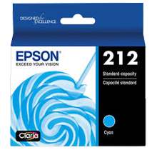 Brand New Original Epson T212220 Cyan INK / INKJET Cartridge