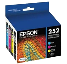 original EPSON T252 SET INK / TONER Cartridge Black Cyan Yellow Magenta